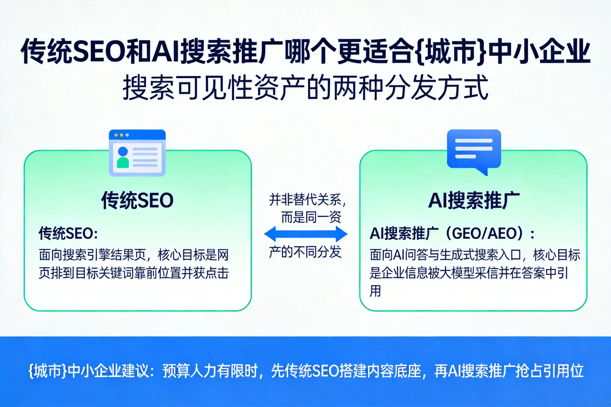 传统SEO和AI搜索推广哪个更适合固原中小企业