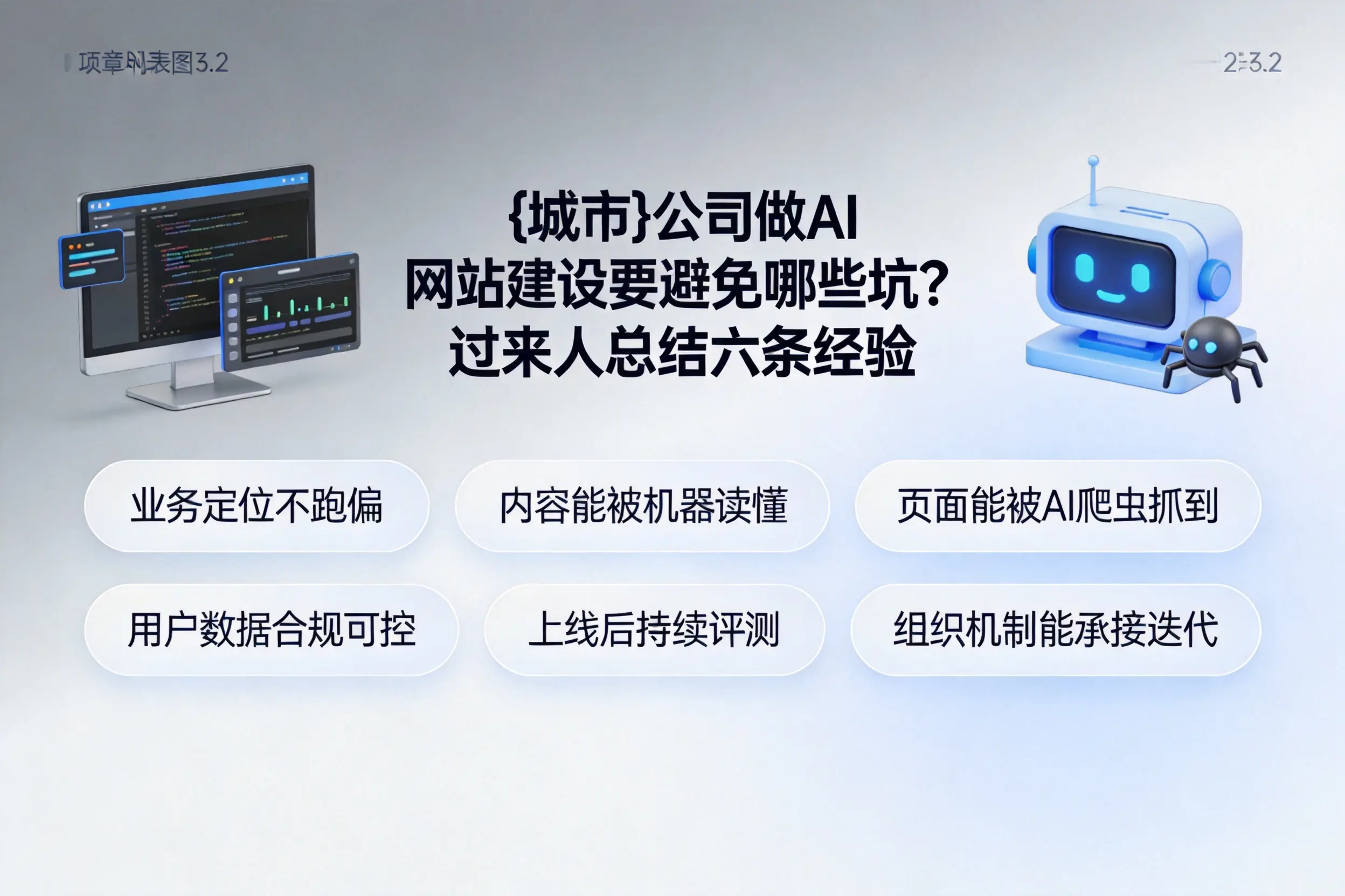 固原公司做AI网站建设要避免哪些坑？过来人总结六条经验