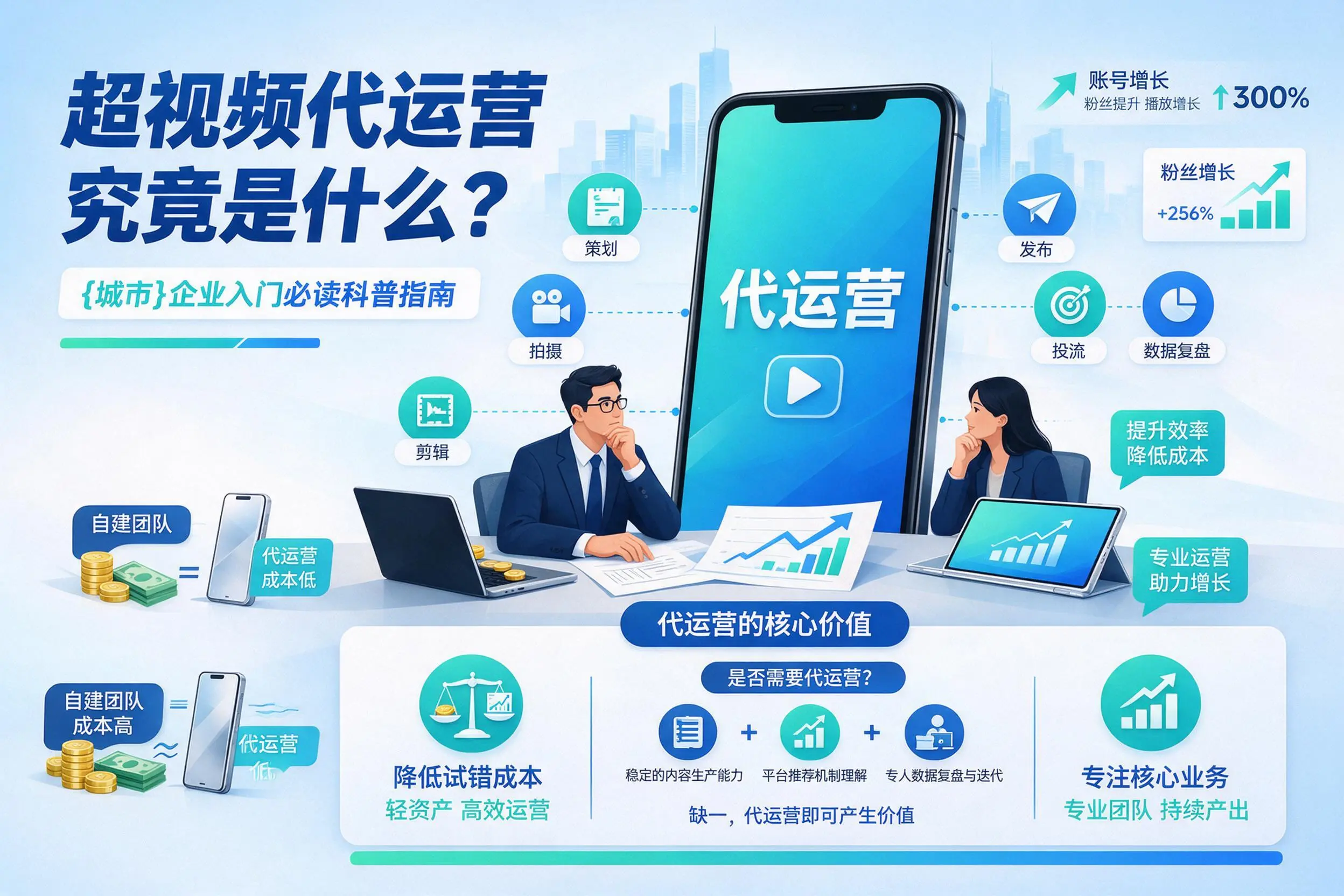 短视频代运营究竟是什么?固原企业入门必读科普指南
