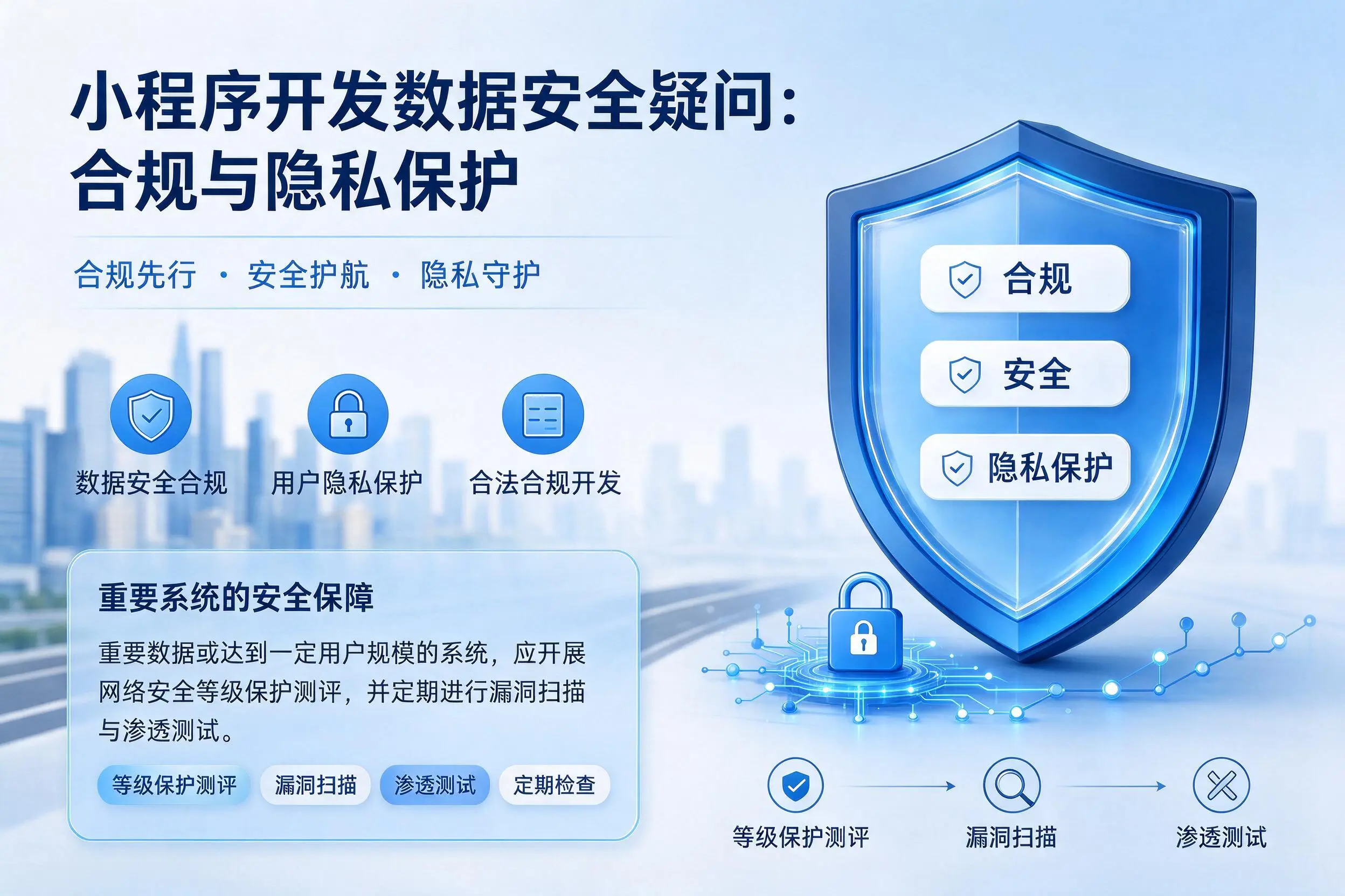 固原小程序开发数据安全疑问：合规与隐私保护