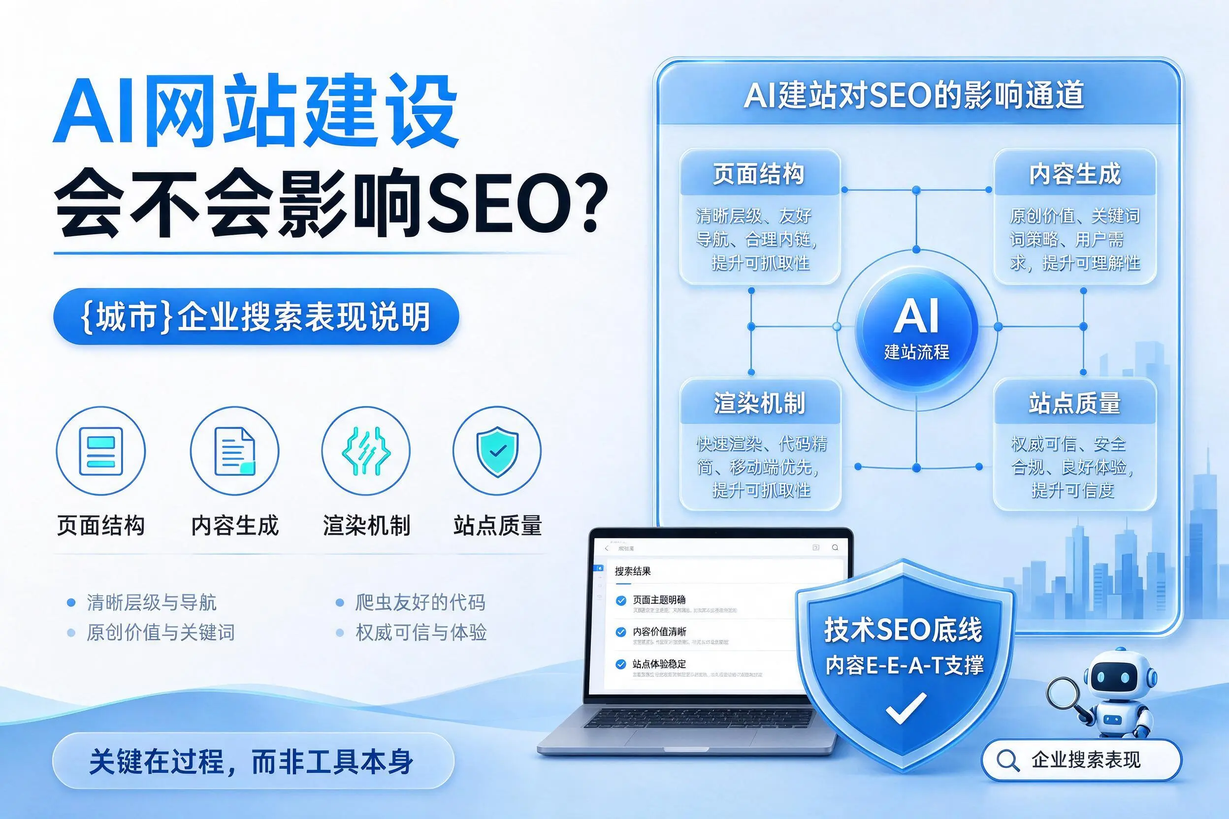 AI网站建设会不会影响SEO？固原企业搜索表现说明